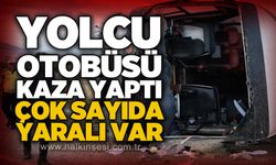 Yolcu otobüsü devrildi: 3'ü ağır 41 yaralı
