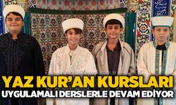 Zonguldak'ta Yaz Kur'an Kurslarında uygulamalı eğitimler devam ediyor