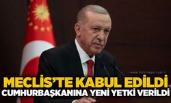 Meclis’te kabul edildi:Cumhurbaşkanına yeni yetki verildi