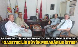 Saadet Partisi Heyetinden ZGC’ye 24 Temmuz ziyareti: "Gazetecilik büyük fedakârlık ister"