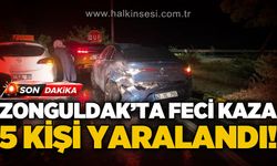 Zonguldak yolunda feci kaza: 5 yaralı