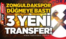 Zonguldakspor düğmeye bastı: 3 yeni transfer!