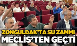 Zonguldak’ta su zammı meclisten geçti