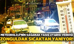 Meteoroloji'nin sağanak yağış uyarısı verdiği Zonguldak sıcaktan yanıyor!