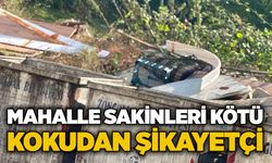 Mahalle sakinleri kötü kokudan şikayetçi