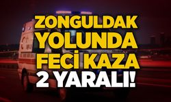 Zonguldak yolunda feci kaza:2 yaralı!