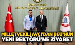 Milletvekili Avcı’dan BEÜ’nün yeni Rektörü’ne ziyaret