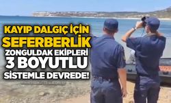Kayıp dalgıç için seferberlik: Zonguldak ekipleri 3 boyutlu sistemle devrede!