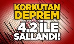 Korkutan deprem: 4.2 ile sallandı!