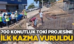 700 konutluk TOKİ projesinde ilk adım atıldı: 367 konutun temeli atıldı