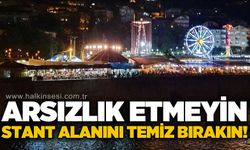 Devrek Belediyesi’nden stant esnafına uyarı: Temiz bırakmayanlara ceza