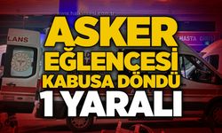 Asker eğlencesi kabusa döndü:1 yaralı