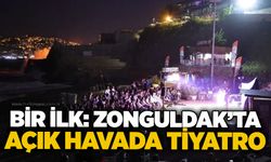 Bir ilk: Zonguldak’ta açık havada tiyatro