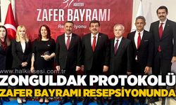 Zonguldak protokolü 30 Ağustos Zafer Bayramı Resepsiyonu'nda buluştu