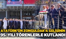Atatürk'ün Zonguldak'a gelişinin 95. yıl dönümü çeşitli etkinlerle kutlandı