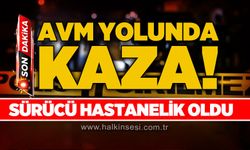 AVM yolunda motosiklet kazası: Sürücü hastaneye kaldırıldı!