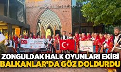 Zonguldak Halk Oyunları ekibi Balkanlar'da göz doldurdu