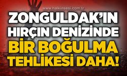 Zonguldak'ın hırçın denizinde bir boğulma tehlikesi daha!