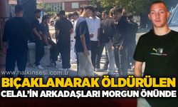 Celal Can Er’in arkadaşlarından hastane önünde acı bekleyiş