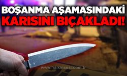 Boşanma aşamasındaki eşini bıçaklayan koca tutuklandı!