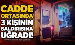 Sokak ortasında saldırıya uğrayan genç yaralandı