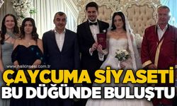 Çaycuma siyaseti bu düğünde buluştu
