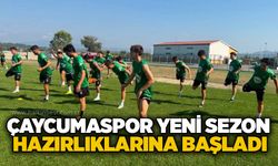 Çaycumaspor yeni sezon hazırlıklarına başladı....