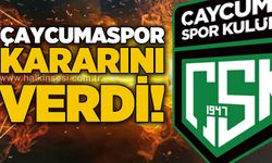 Çaycumaspor kararını verdi!