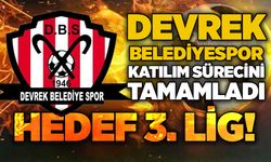 Devrek Belediyespor, katılım sürecini tamamladı...Hedef 3. Lig!..