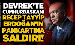 Devrek'te Cumhurbaşkanı Recep Tayyip Erdoğan'ın afişi söküldü!