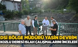 DSİ Bölge Müdürü Yasin Devrim Kozlu Deresi ıslah çalışmalarını inceledi