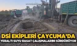DSİ ekipleri Çaycuma’da yeraltı suyu rasat çalışması yürütüyor