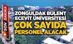 Zonguldak Bülent Ecevit Üniversitesi çok sayıda personel alacak