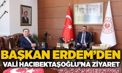 Başkan Erdem’den Vali Hacıbektaşoğlu’na ziyaret
