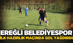 Kdz. Ereğli Belediyespor ilk hazırlık maçında gol yağdırdı!