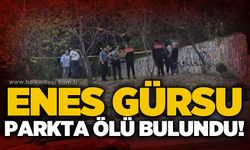 Parkta şüpheli ölüm: Enes Gürsu ölü bulundu