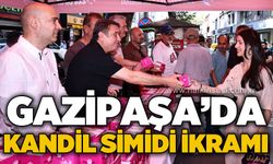 Gazipaşa'da kandil simidi ikramı