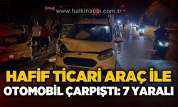 İki araç çarpıştı: 7 yaralı