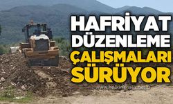 Hafriyat düzenleme çalışmaları sürüyor