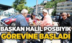 Başkan Halil Posbıyık görevine başladı
