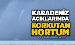 Karadeniz açıklarında korkutan hortum