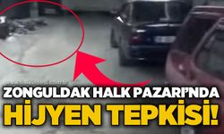 Zonguldak Halk Pazarı’nda hijyen tepkisi