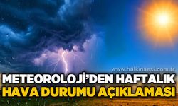 Meteoroloji'den haftalık hava durumu açıklaması: Yağış sınırlı, sıcaklıklar mevsim normallerinde