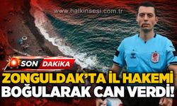 Zonguldak'ta il hakemi Hakan Ergin boğularak yaşamını yitirdi