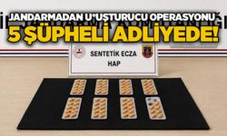 Jandarmadan u*uşturucu operasyonu: 5 şüpheli adliyede!
