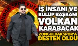 İş insanı ve Kulüp Başkanı Volkan Karabacak, Zonguldakspor'a destek oldu!