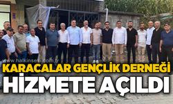 Karacalar Gençlik Derneği hizmete açıldı