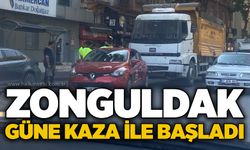 Zonguldak güne kaza ile başladı