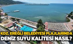 Kdz. Ereğli’de plajların deniz suyu kalitesi “mükemmel” çıktı