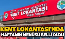 Zonguldak Kent Lokantası’nda haftanın menüsü belli oldu